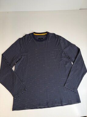 Ted Baker Shirt Men XXL Stripe Melted Cotton Long Sleeve Pocket 6 Work Party Nw